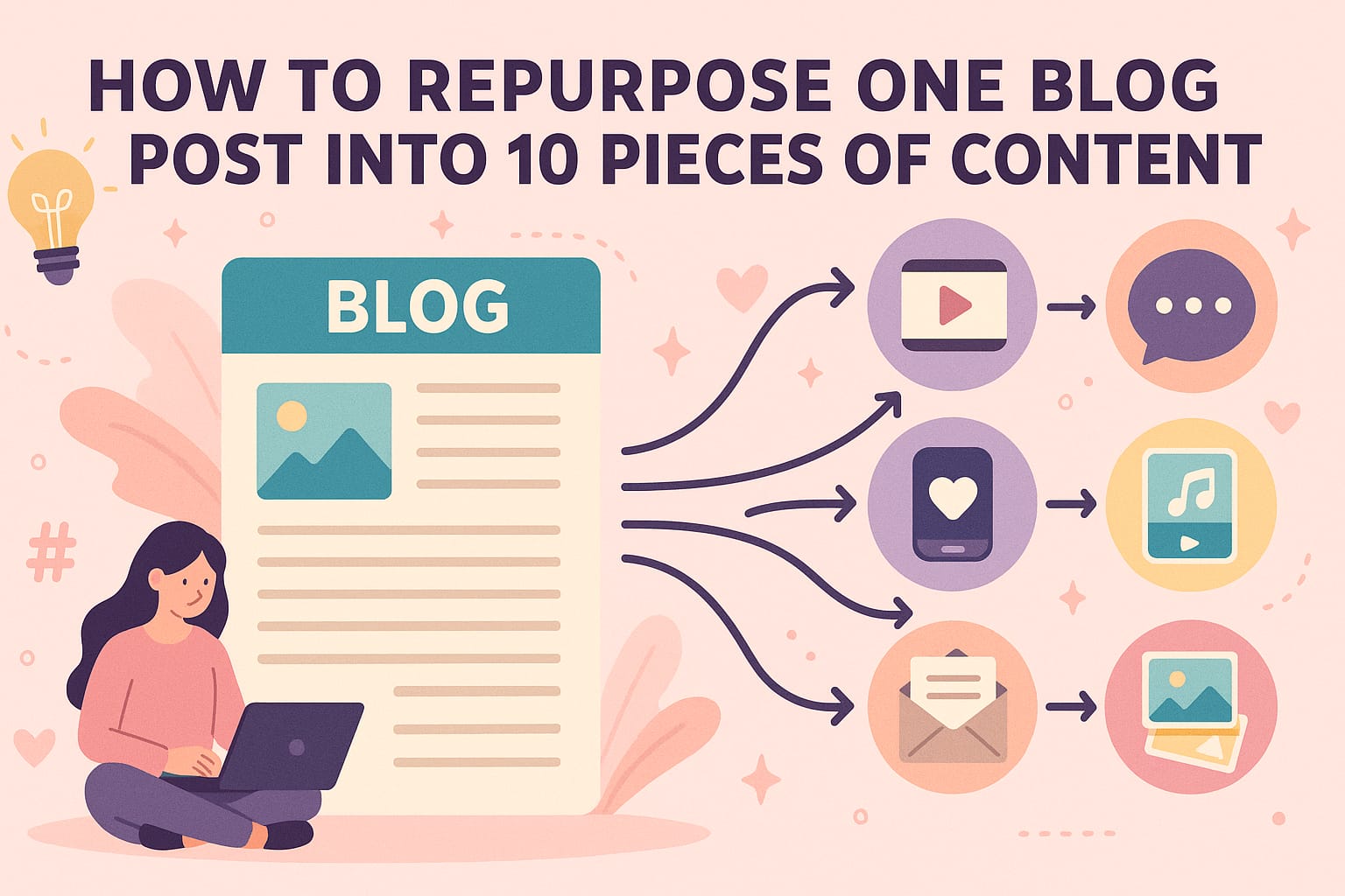 How to Repurpose One Blog Post into 10 Pieces of Content